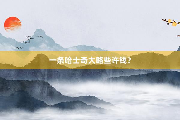 一条哈士奇大略些许钱？